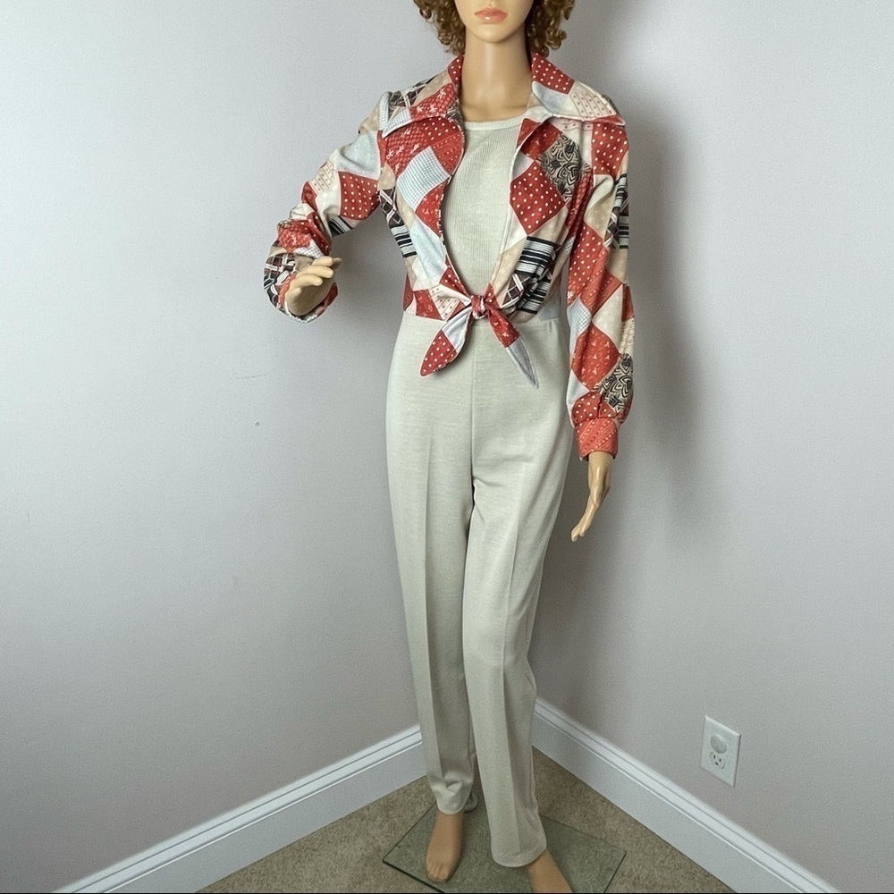 Jumpsuit Vintage 70’s Handmade Women’s Jumpsuit  Size: Small